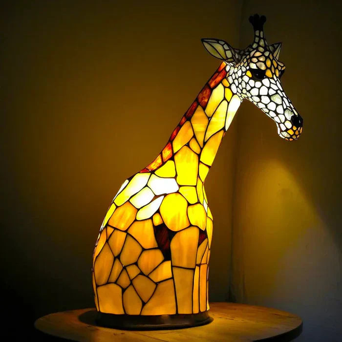 Künstlerische Glasmozaik Tierlampe – Farbe und Atmosphäre im Haus