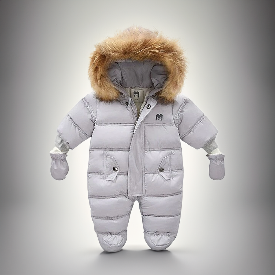 Ultimatives Warmes Baby-Winteroverall – Schneeanzug mit Futter
