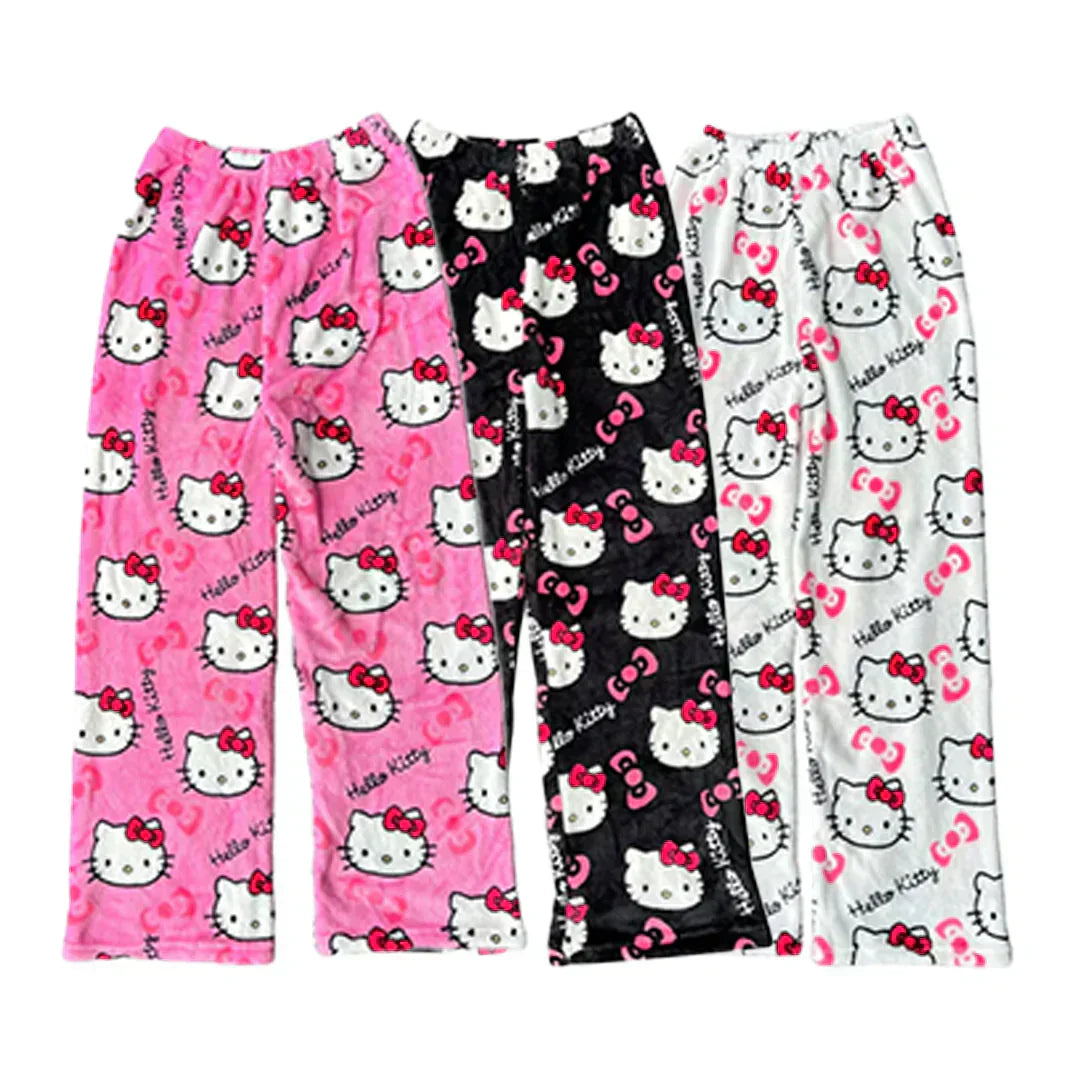 Hello Kitty Damen Schlafhose – Verspielt und Bequem für Traumhafte Abende