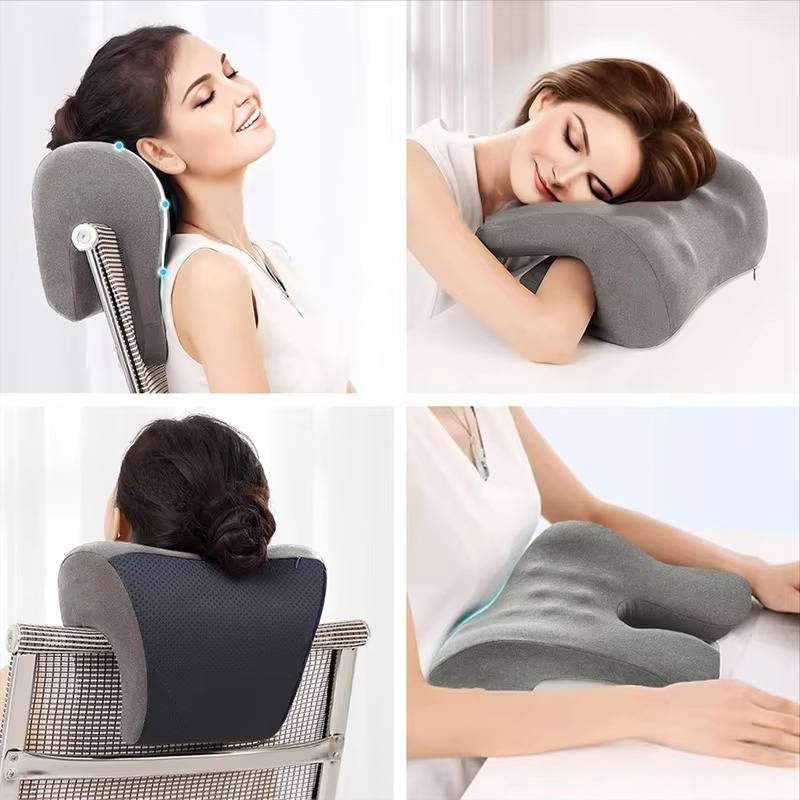 Ergonomisches Kopf- und Nackenstützkissen – Komfortabel Arbeiten und Entspannen