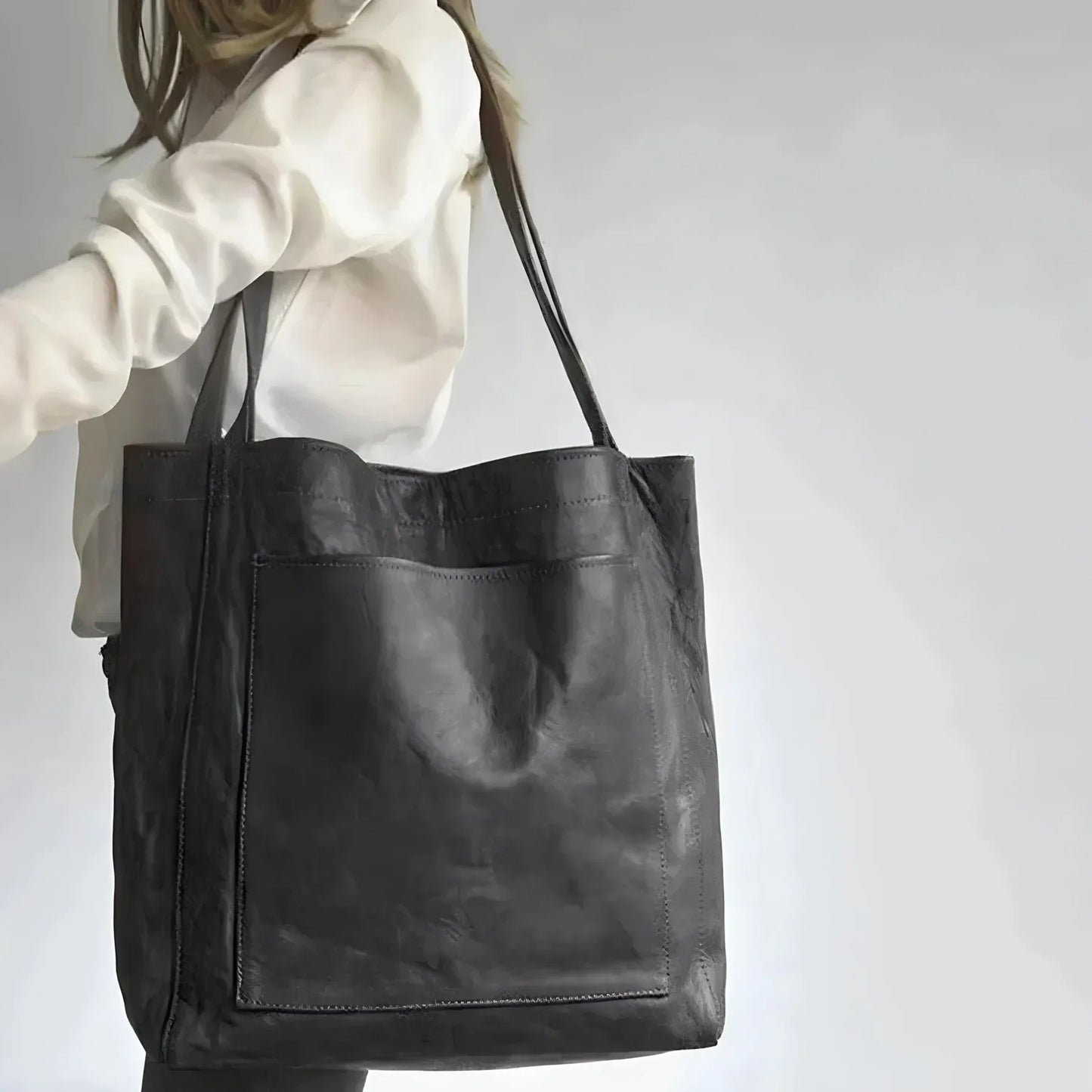 Ava Leder Shopper – Für Stilvolle und Praktische Tage