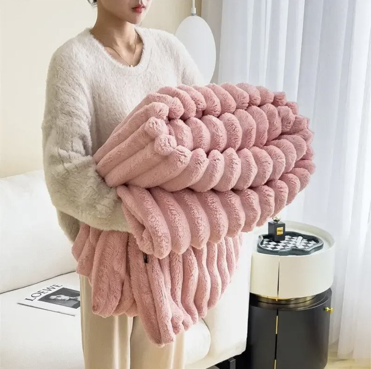 FluffyDream Kuscheldecke – Weicher Komfort für gemütliche Stunden