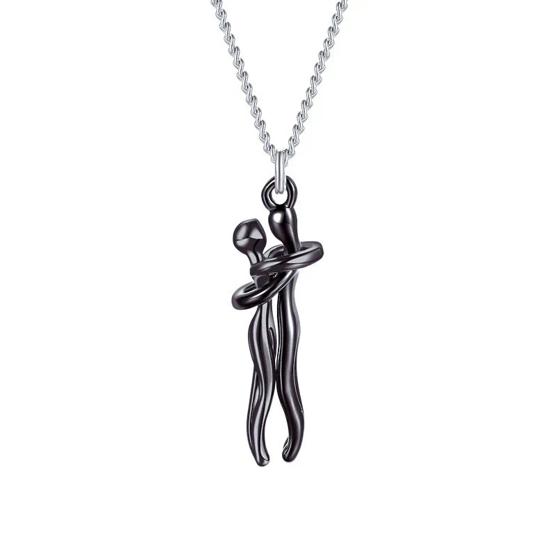 Collier mit Umarmender Anhänger – Zeitloses Symbol der Liebe