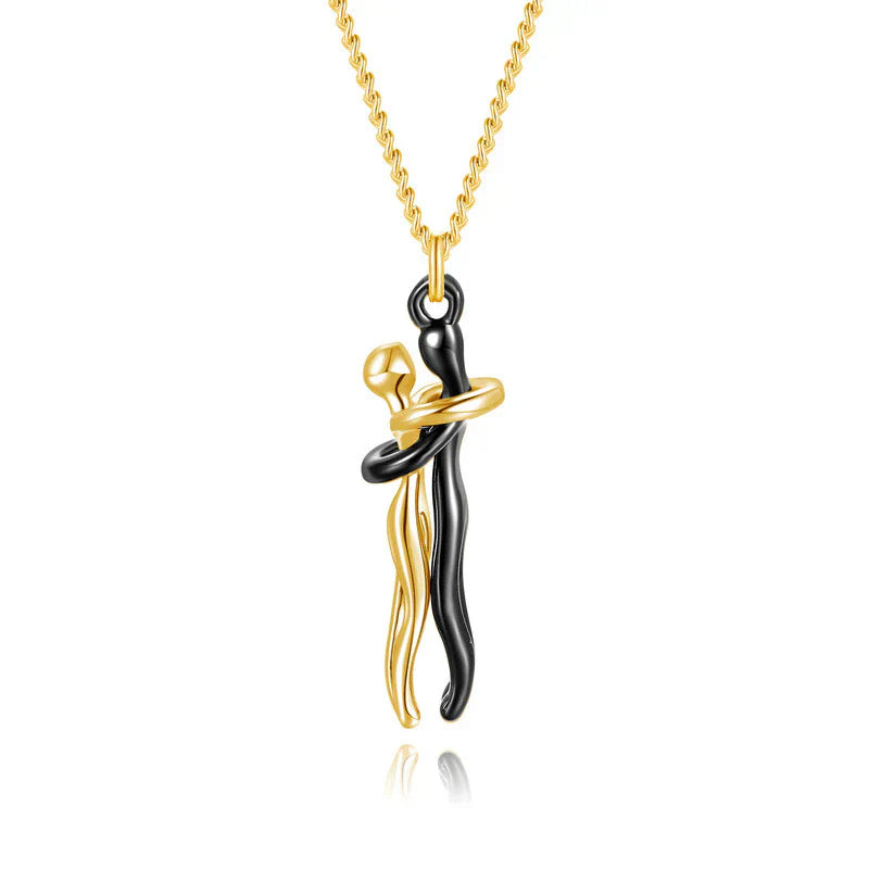 Collier mit Umarmender Anhänger – Zeitloses Symbol der Liebe