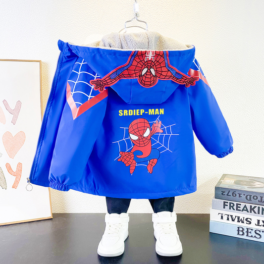 Max Spiderman Hoodie Jacke - Superheld für Kinder, Perfekt für Frühling und Herbst