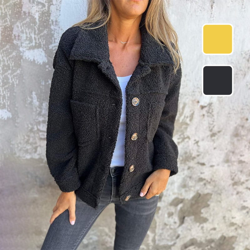 Sanne's Gemütliche Teddyjacke – Für Warme und Stilvolle Tage
