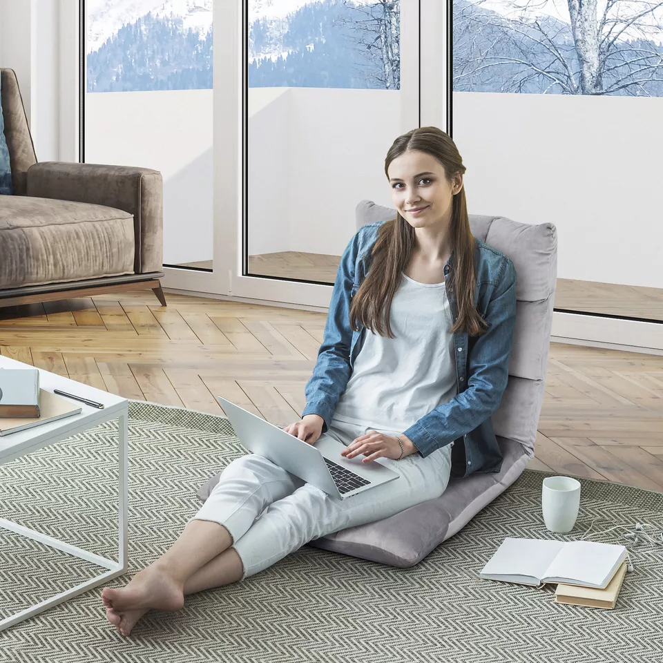 FlexiLounge 14 – Verstellbarer Bodenstuhl mit ultimativen Komfort