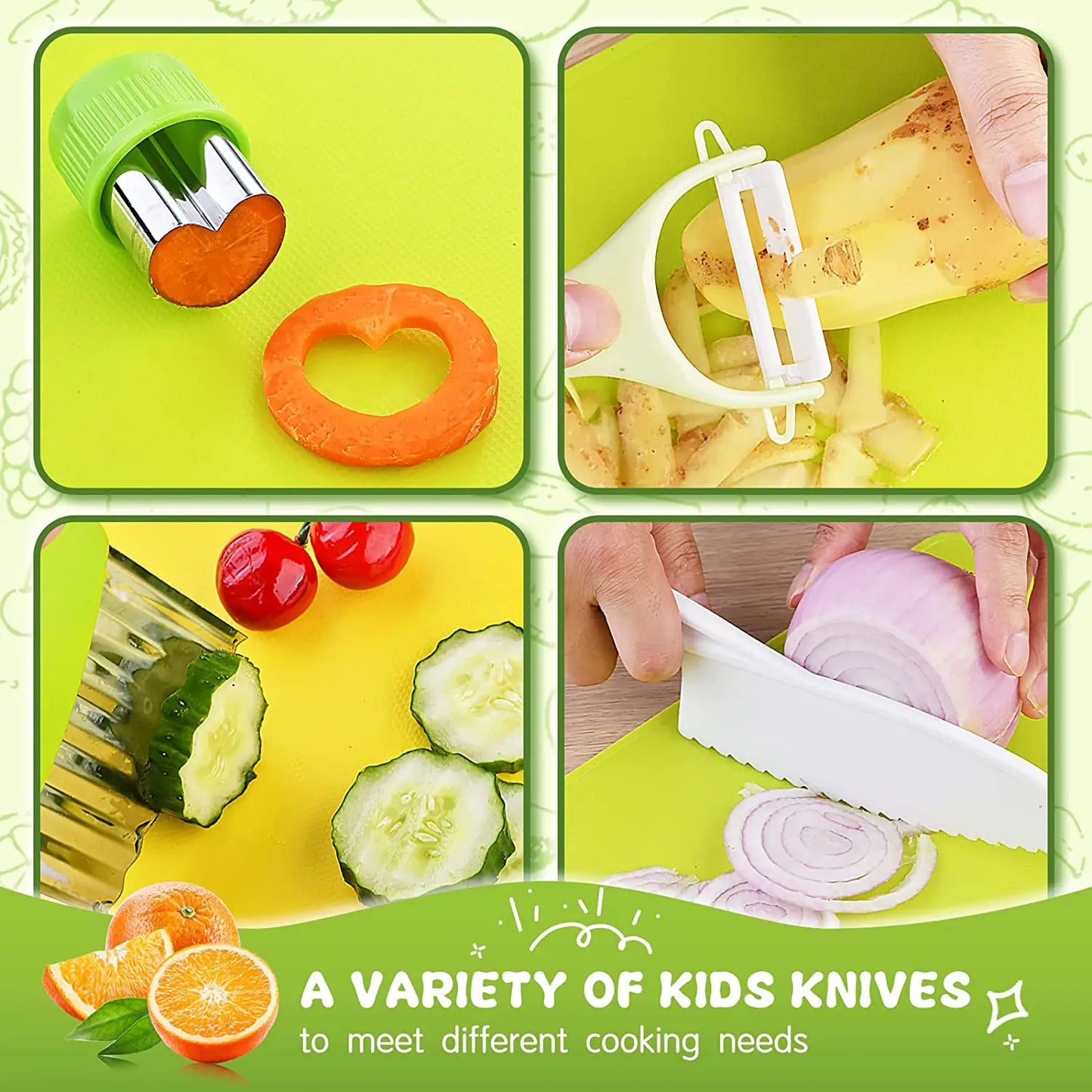 Montessori Kochset für Kinder – Sicherer und lehrreicher Küchenspaß