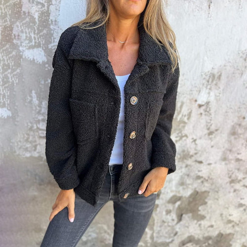 Sanne's Gemütliche Teddyjacke – Für Warme und Stilvolle Tage
