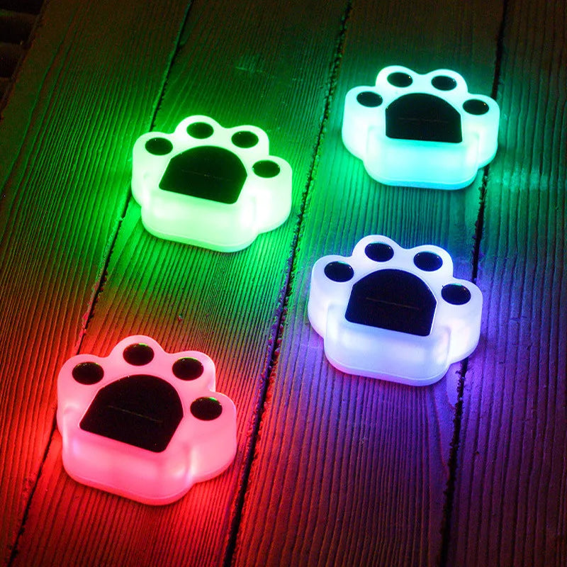 Solar-Pfotenlichter - Magisches Licht für Ihren Garten