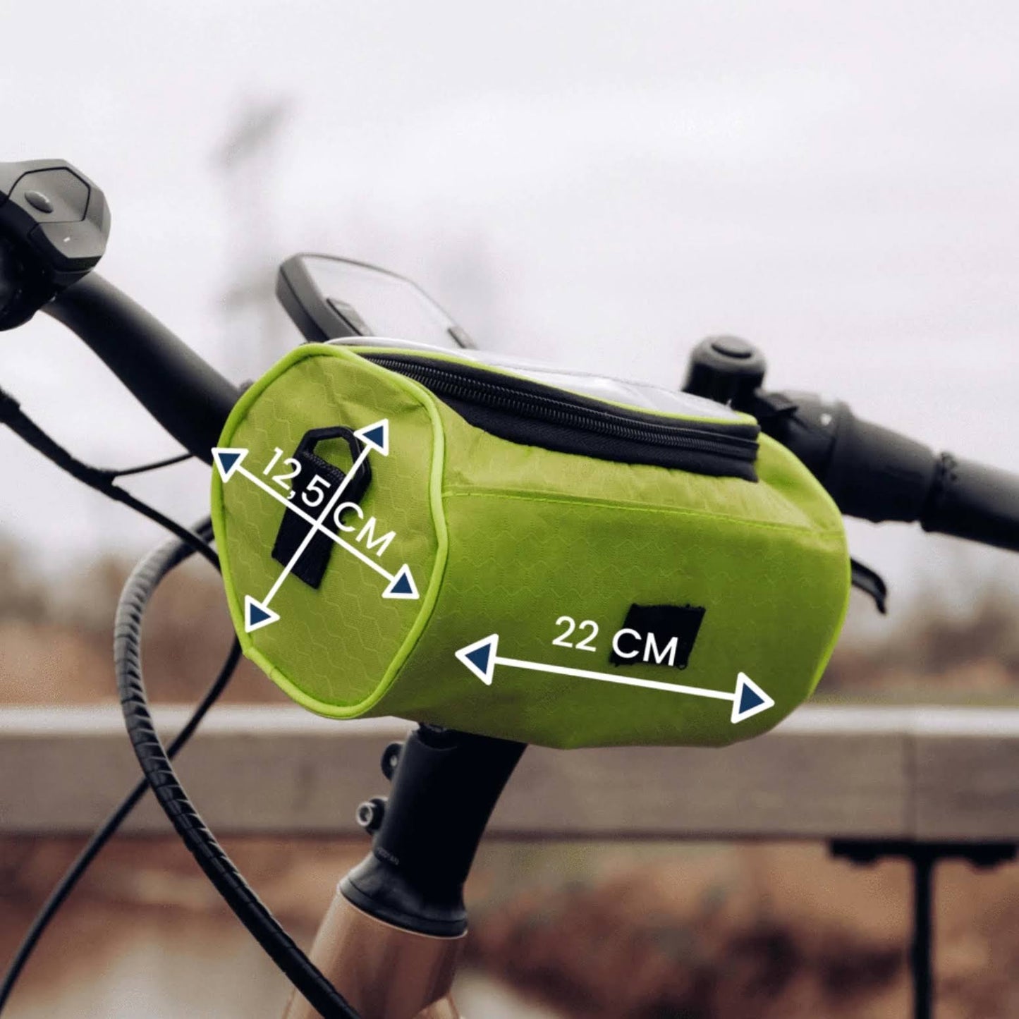 SpeedyBike Tasche – Wasserdichte Fahrradtasche mit Handyfenster