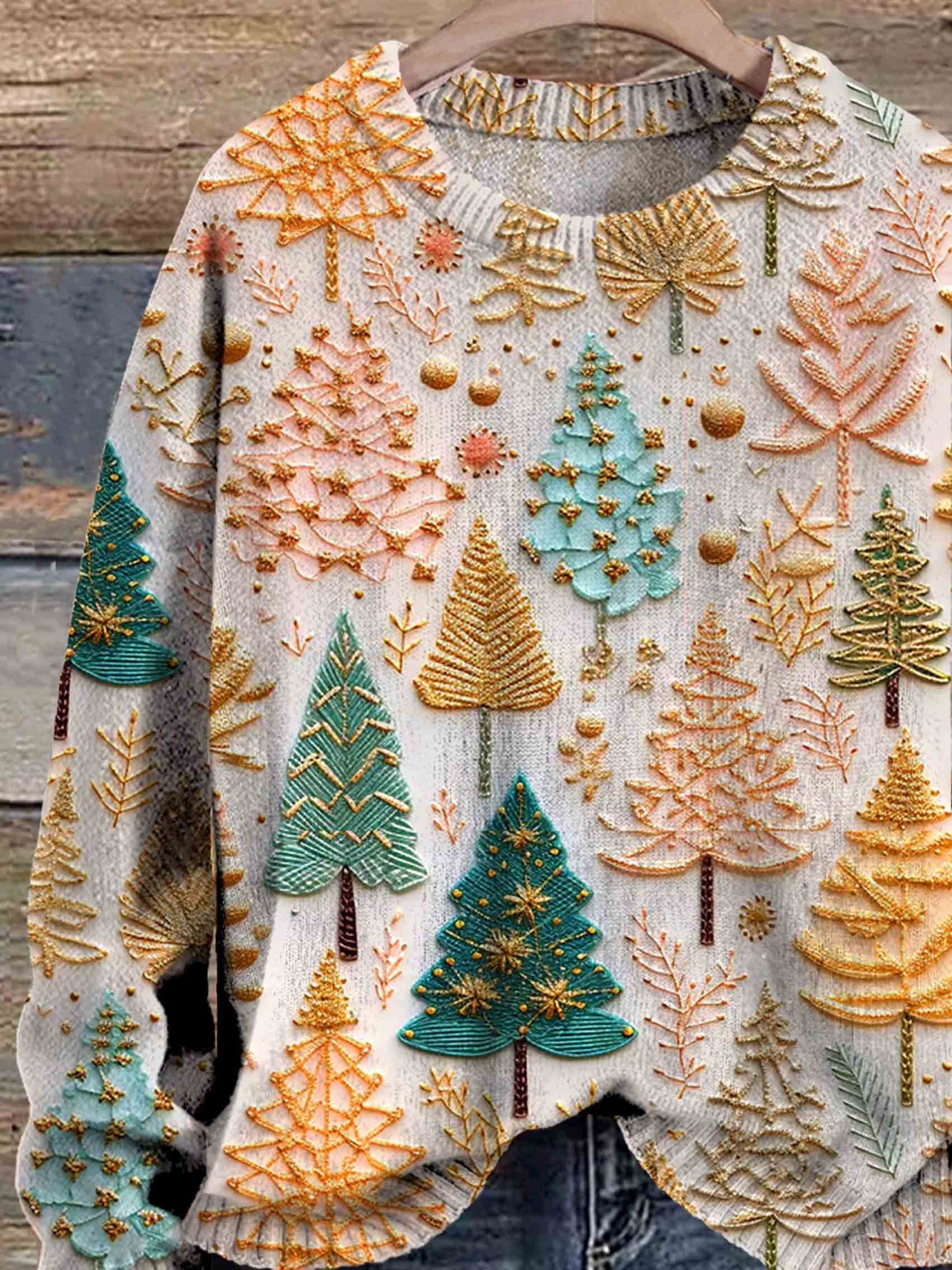 Mila Gestrickter Weihnachtspullover - Für eine Festliche und Gemütliche Atmosphäre