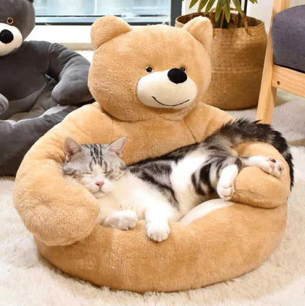 TeddyBear Katzenbett - Für Ultimativen Komfort und Gemütlichkeit