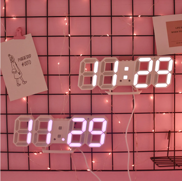 Smart 3D Digitale Uhr – Modernes Design für deinen Nachttisch