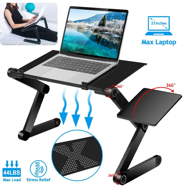 Ergonomischer verstellbarer Laptopständer – Leicht und multifunktional