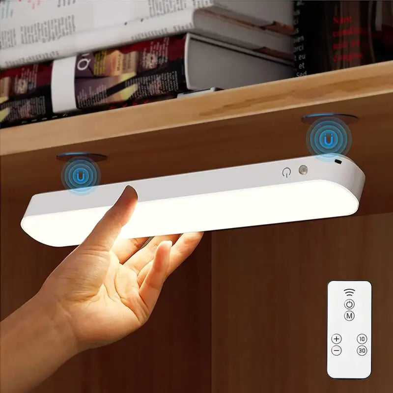 Minimalistische LED-Schreibtischleuchte mit Touch-Steuerung