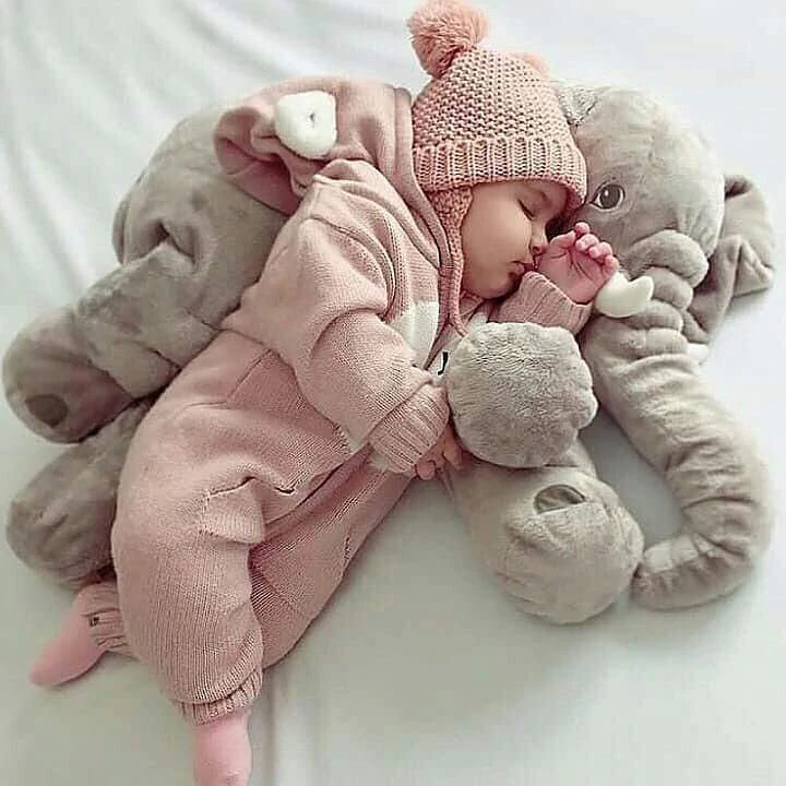 Elephant Snuggle Baby Kissen – Weich, Kuschelig und Komfortabel