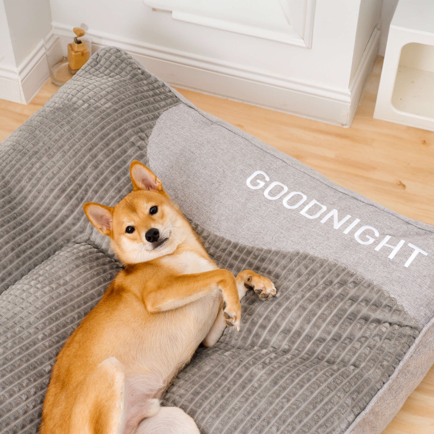 Orthopädisches Hundebett mit Kopfkissen – Luxus und Komfort
