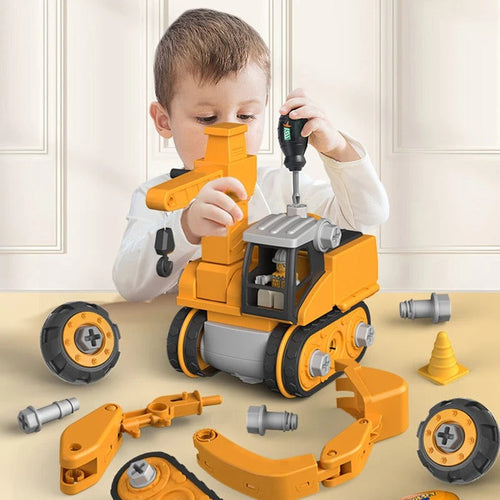 Baufahrzeug-Spielset für Kinder – Bildungsreich und Interaktiv