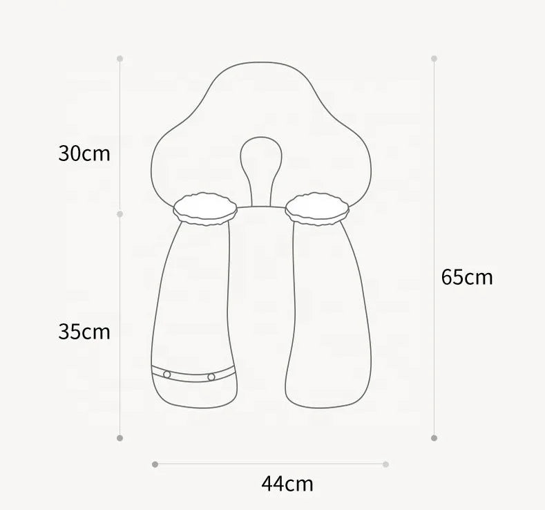 Ergonomisches Babykissen für sicheren Schlaf