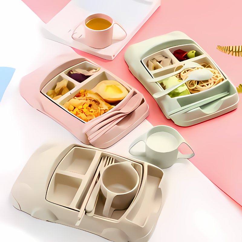 Fröhliches Lunchbox-Set – Multifunktional und gesund