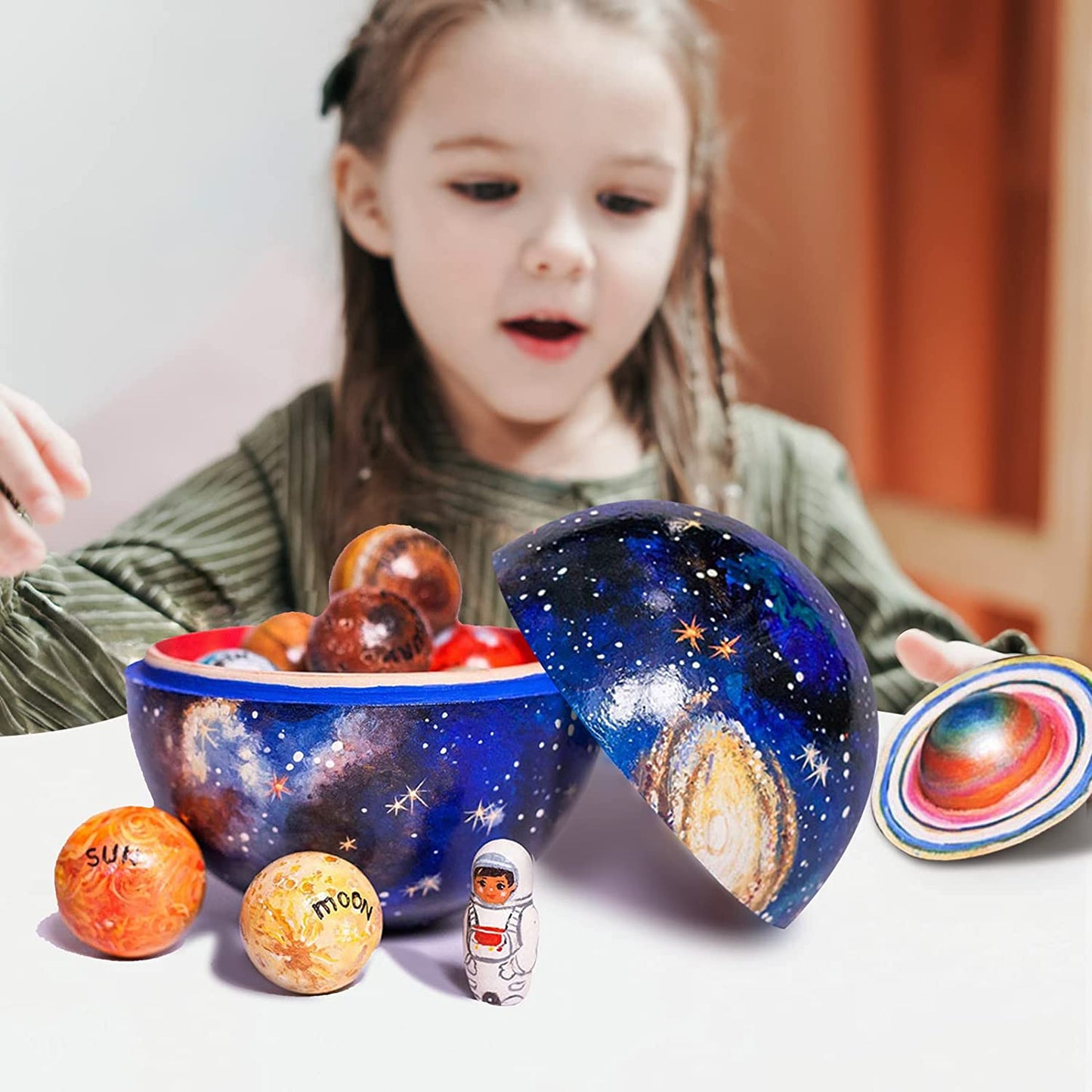 Galaxy Quest Holzplaneten Set – Lehrreiches Abenteuer für Kinder