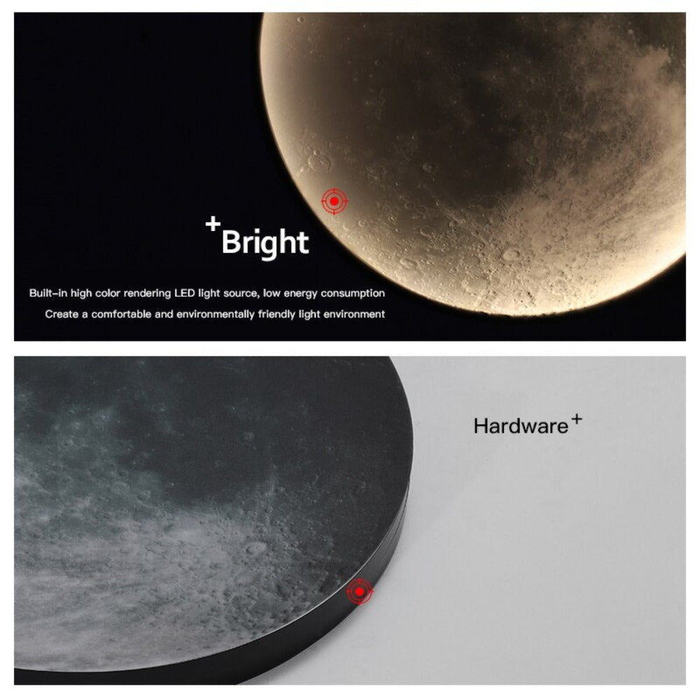 Luna 3D Deckenlampe – Magische Atmosphäre und warmes Licht