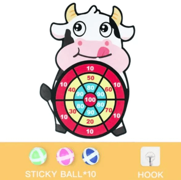 Tierfreunde Sticky Dartboard - Sicherer Spaß für Kinder
