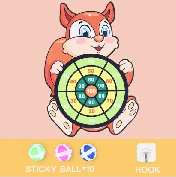 Tierfreunde Sticky Dartboard - Sicherer Spaß für Kinder