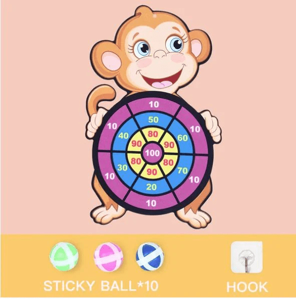 Tierfreunde Sticky Dartboard - Sicherer Spaß für Kinder
