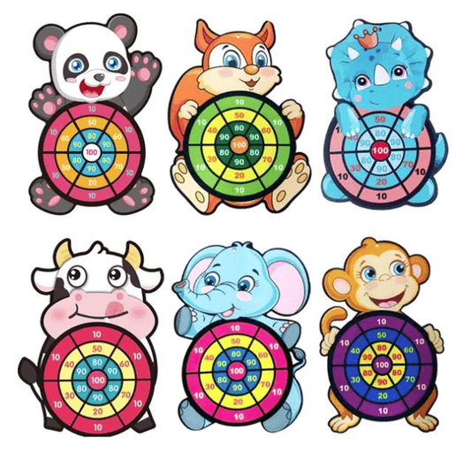 Tierfreunde Sticky Dartboard - Sicherer Spaß für Kinder