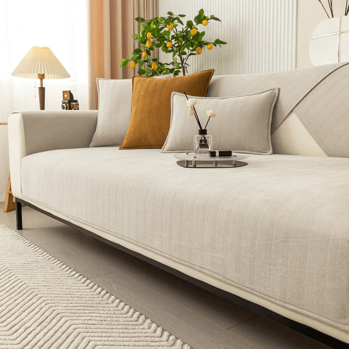 SoftFit Sofaüberzug – Schütze dein Sofa vor täglicher Abnutzung, Flecken und Verschüttungen