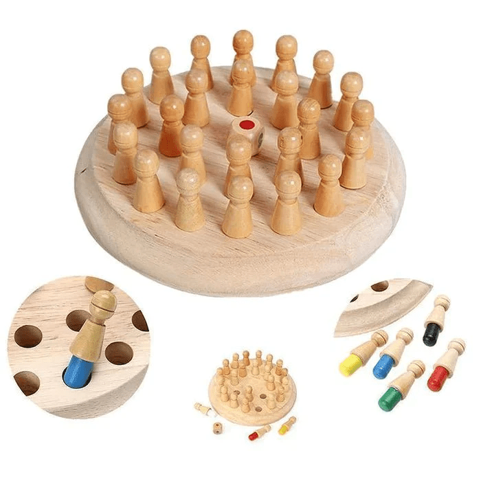 MemoryMaster Holz Gedächtnisspiel – Herausfordernd und Lehrreich