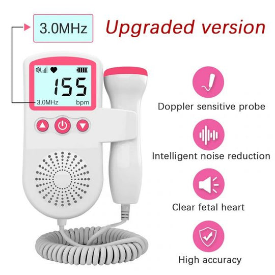 Tragbarer Fetal Doppler – Sicher und Zuverlässig für den Hausgebrauch