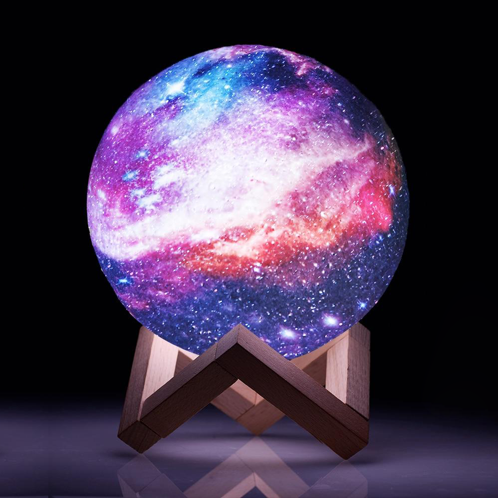 3D Mondlampe mit Farbenmagie – Stimmungsvolles Licht für jeden Raum