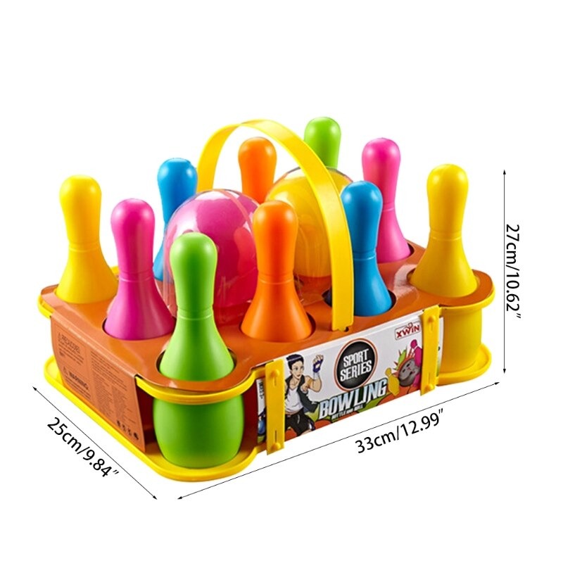 Buntes Bowling-Abenteuer – Das Farbenfrohe Spielset für Kinder