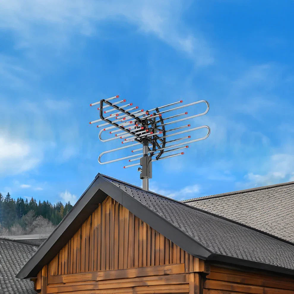 Außenantenne TV 360° – Lange Reichweite & Signalverstärkung