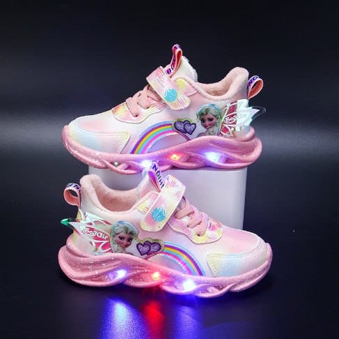 Rainbow Glitter Sneakers - LED Kinderschuhe für Abenteurer