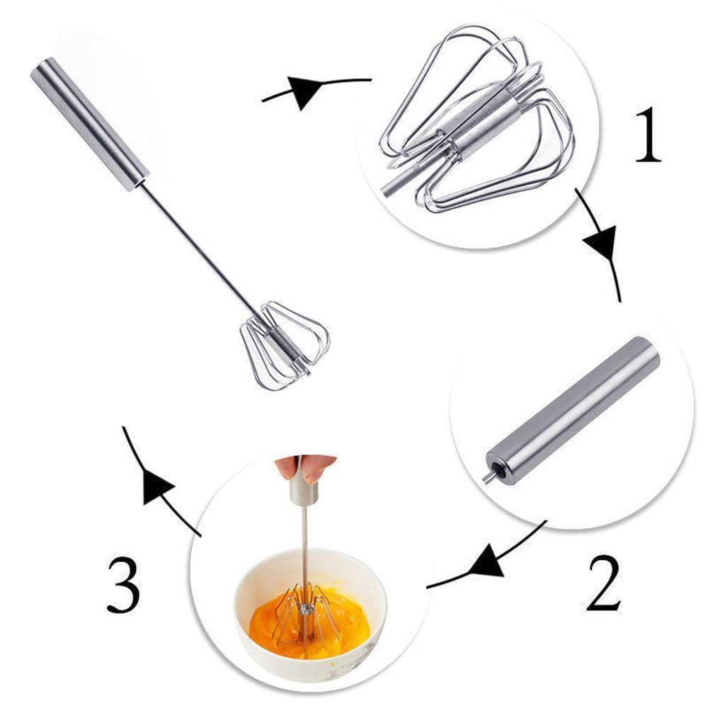 TwistWhisk Manuelle Schneebesen – Schnell, Effizient und Einfach zu Benutzen