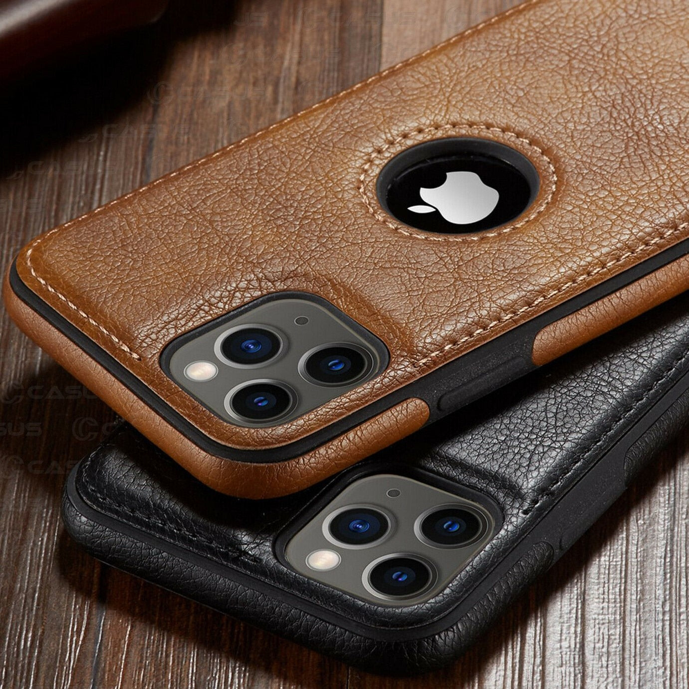 Luxuriöse Leder iPhone Hülle – Geschäftlich & Schützend