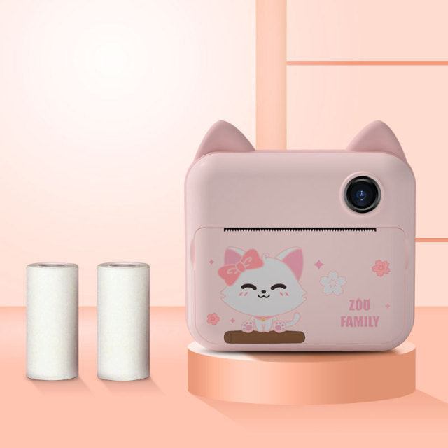 Kreative Kinder Sofortkamera mit Doppelobjektiv – Sofortiger Druckspaß