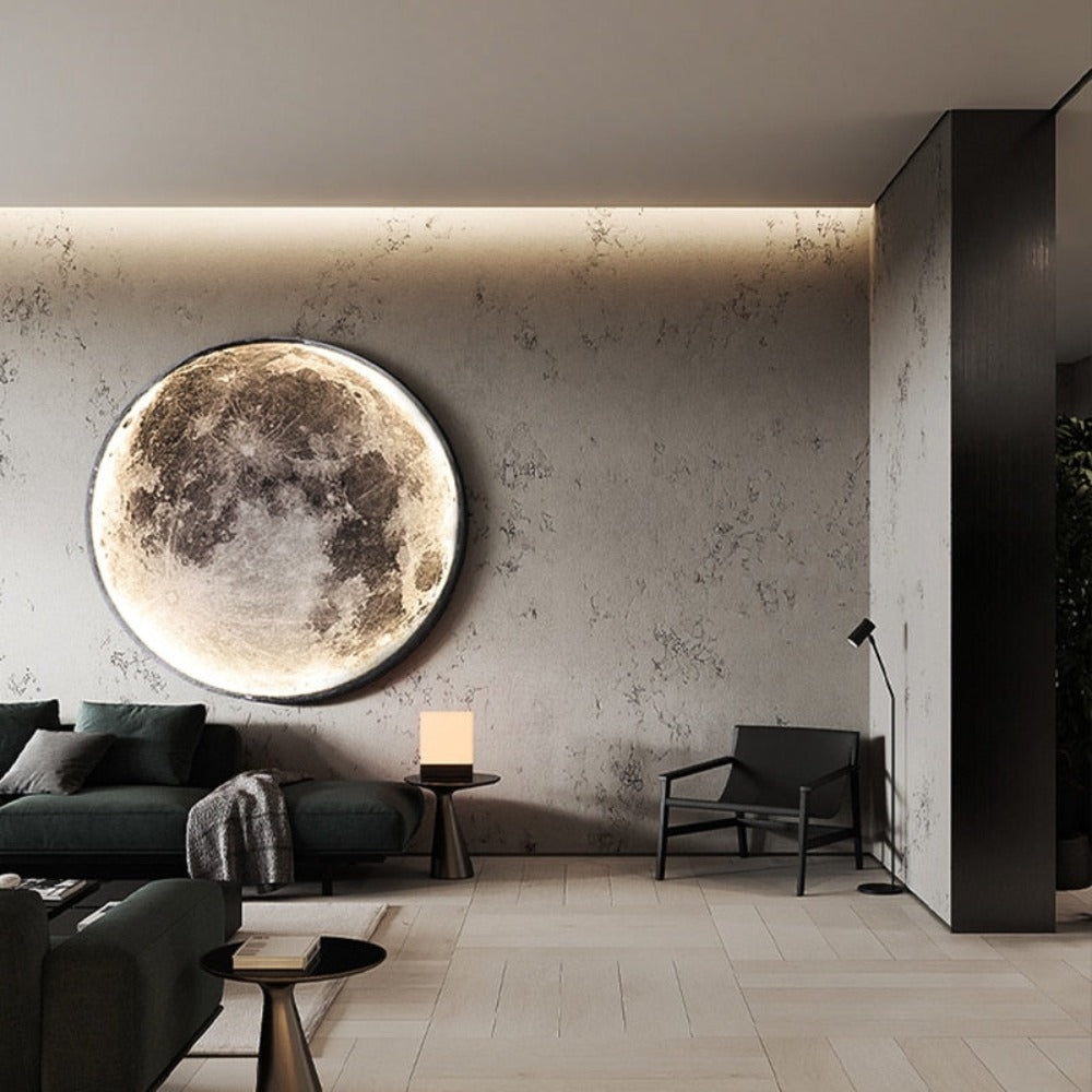 Luna 3D Deckenlampe – Magische Atmosphäre und warmes Licht