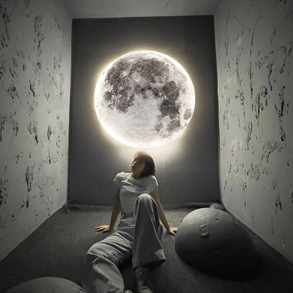 Luna 3D Deckenlampe – Magische Atmosphäre und warmes Licht
