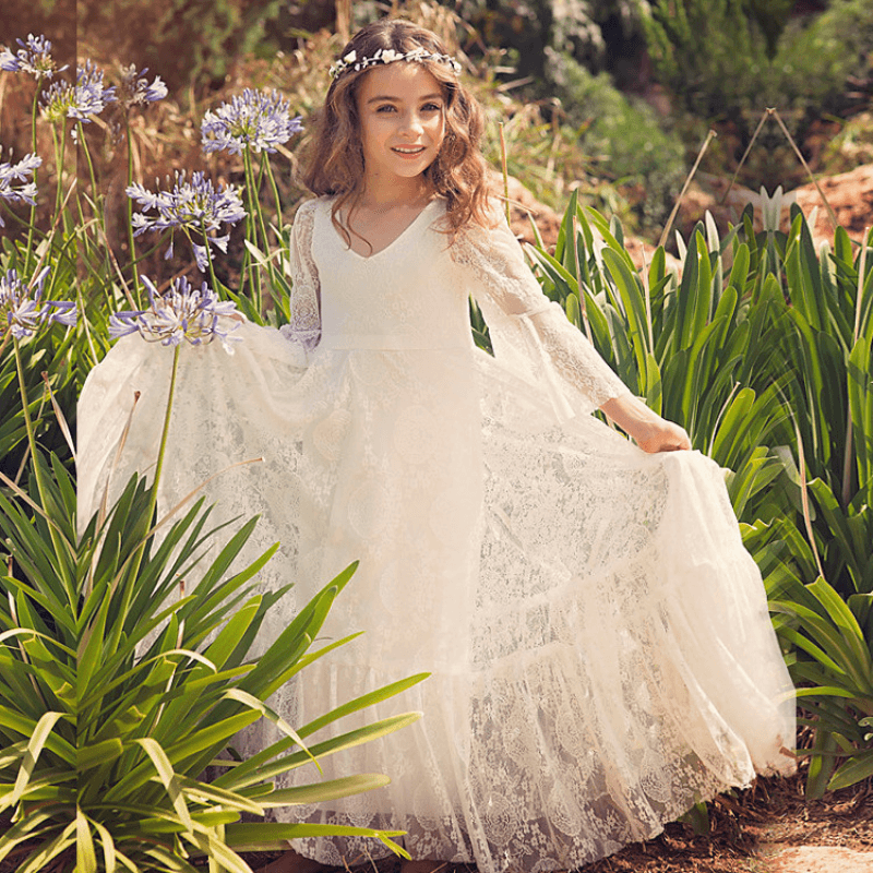 Sofia Kommunion Kleid – Bohemian und Zeitlos