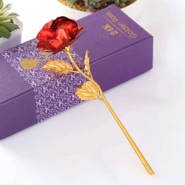 Ewige Romantik Goldene Rose – Für unsterbliche Liebe am Valentinstag