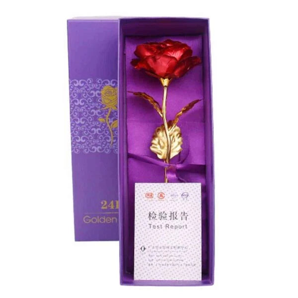 Ewige Romantik Goldene Rose – Für unsterbliche Liebe am Valentinstag