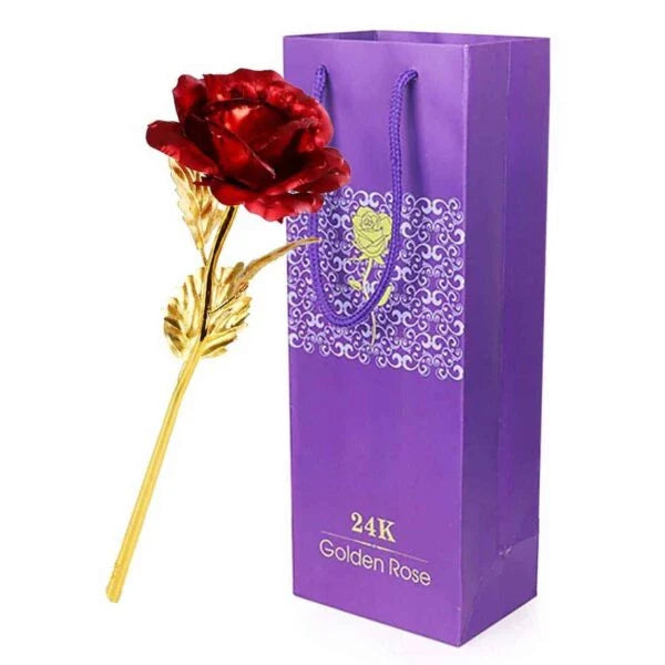 Ewige Romantik Goldene Rose – Für unsterbliche Liebe am Valentinstag