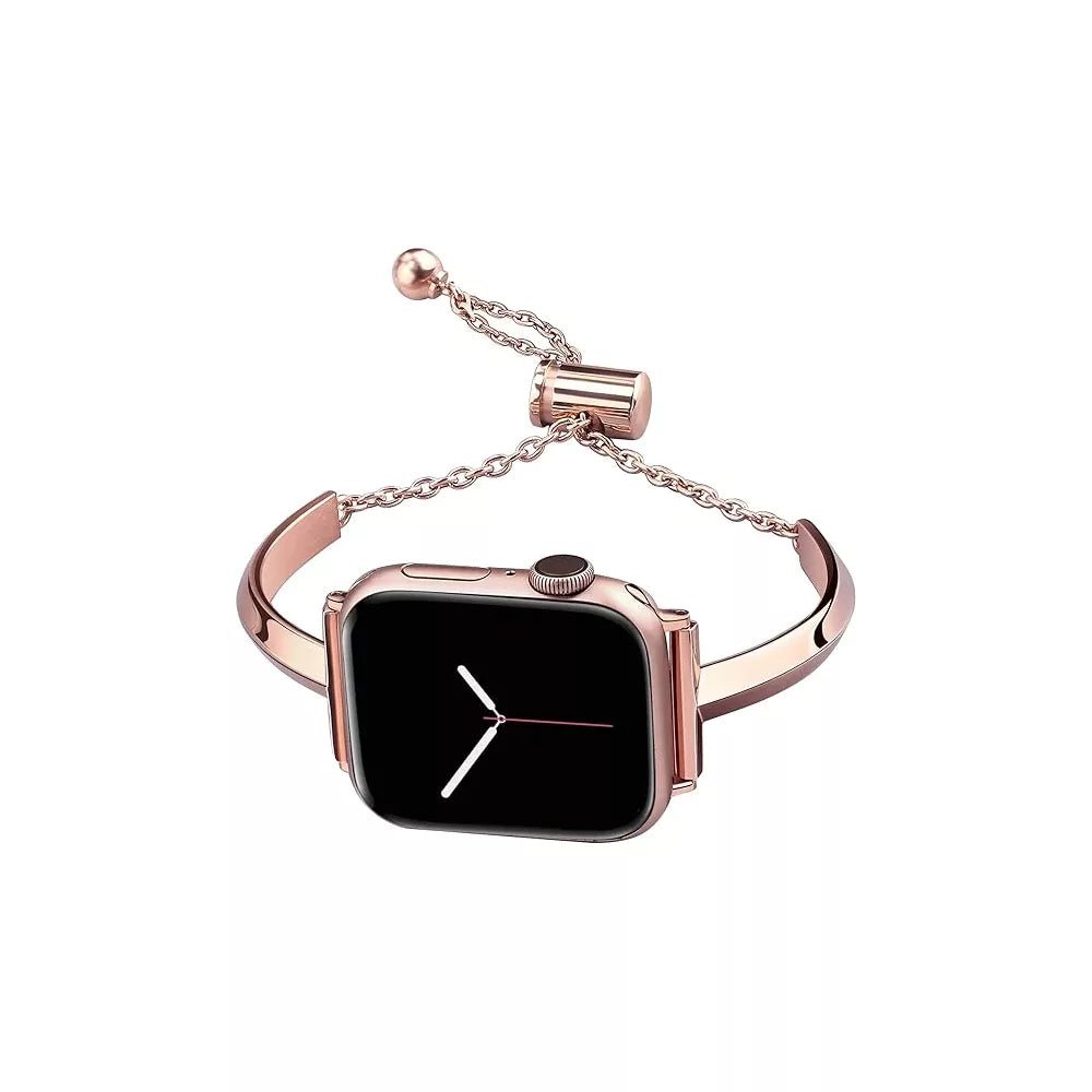 Slim Link Band – Luxuriöses Edelstahl-Armband für die Apple Watch für Damen