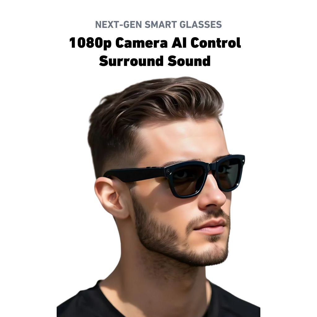 VisionX Smartglasses – Smarte Brille mit Kamera und Audio im stilvollen Design