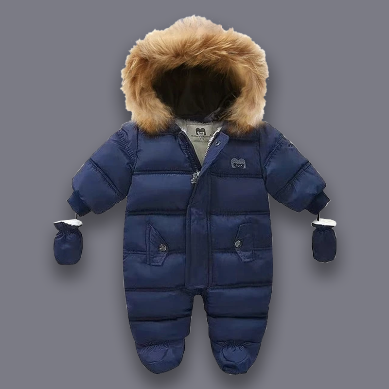 Ultimatives Warmes Baby-Winteroverall – Schneeanzug mit Futter